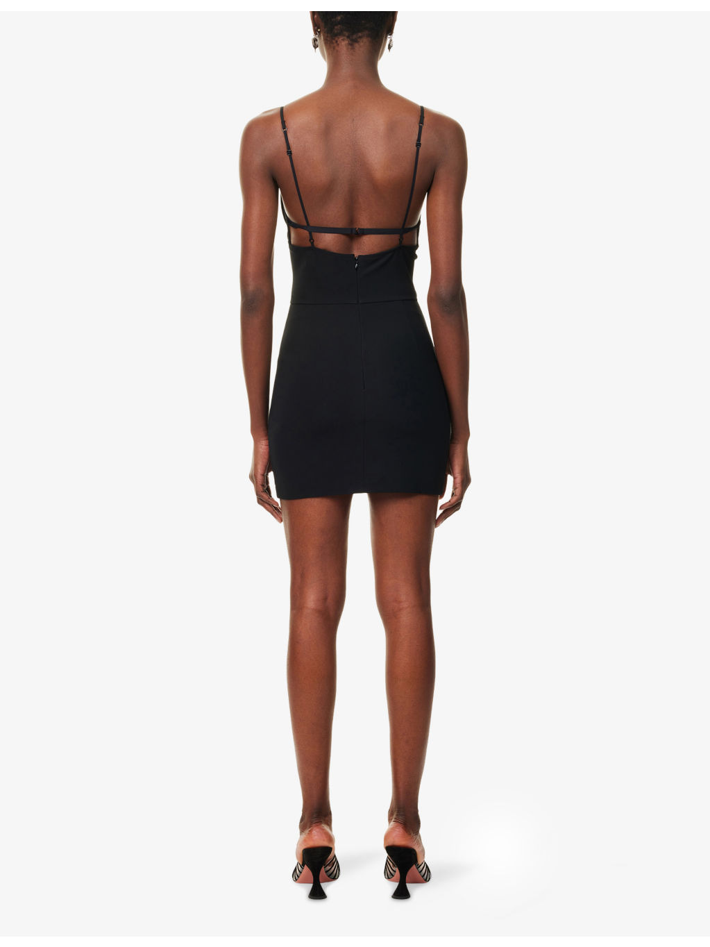 Bra Shoulder-Straps Stretch-Woven Mini Dress - 4