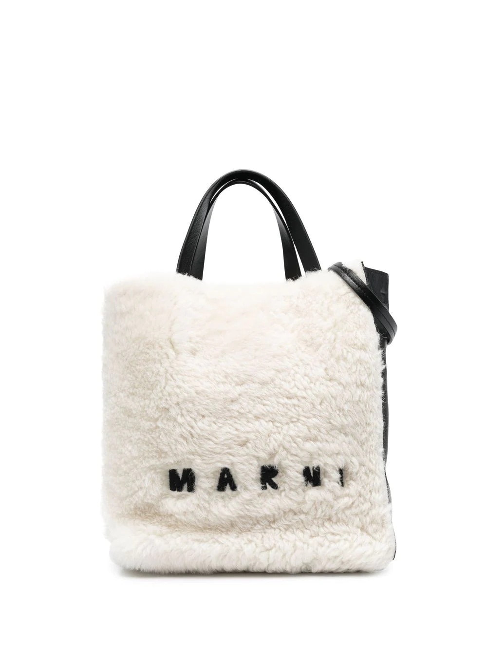 Museo shearling tote bag - 1