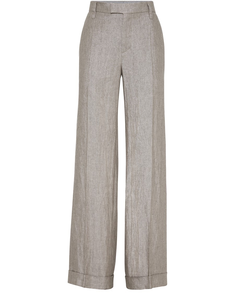 Loose Flared Trousers - 1