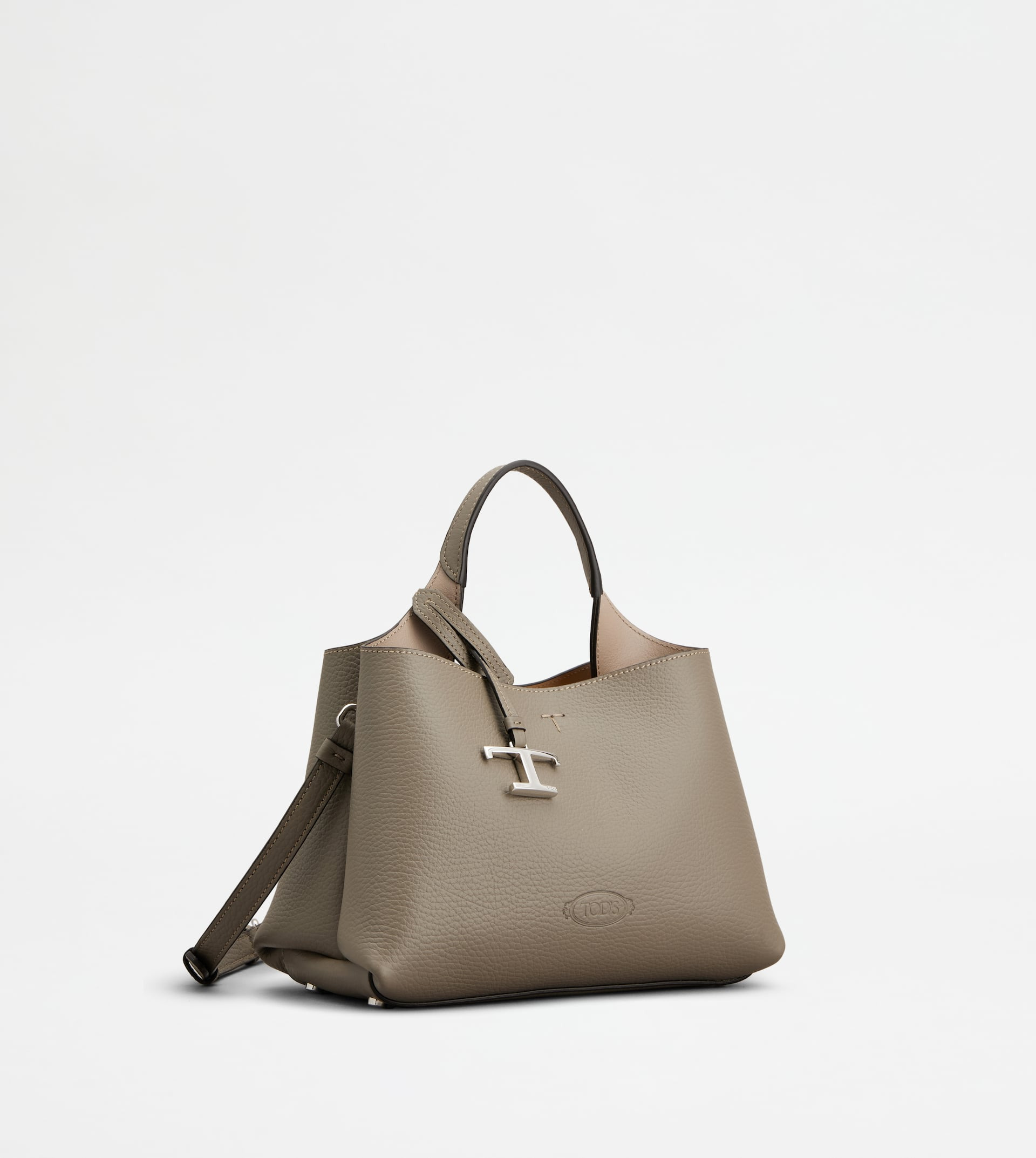 BAG IN LEATHER MICRO - GREY - 2