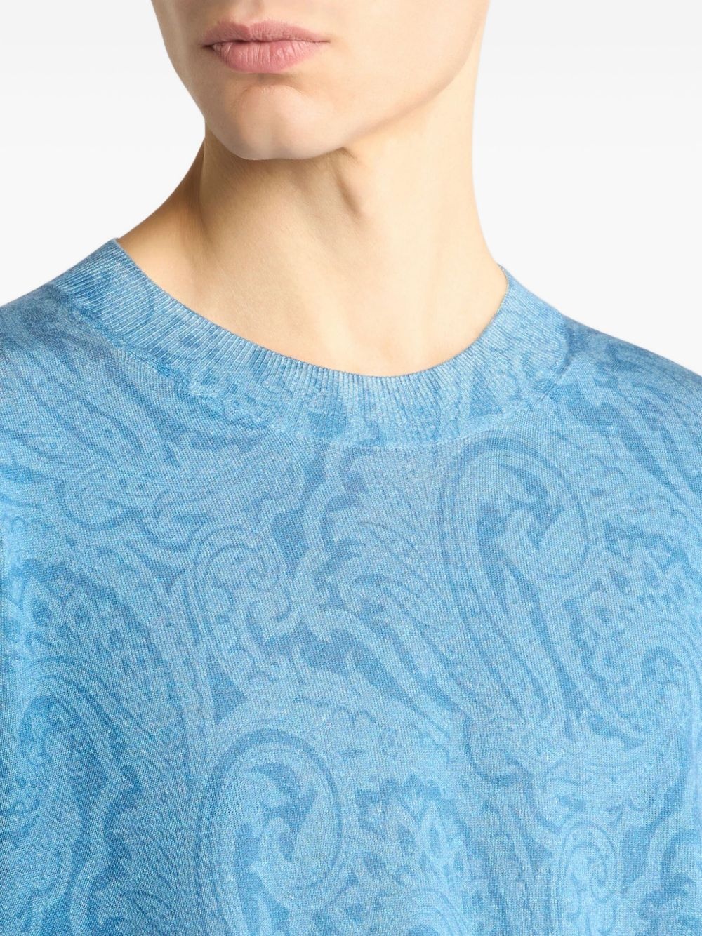 paisley-print jumper - 4