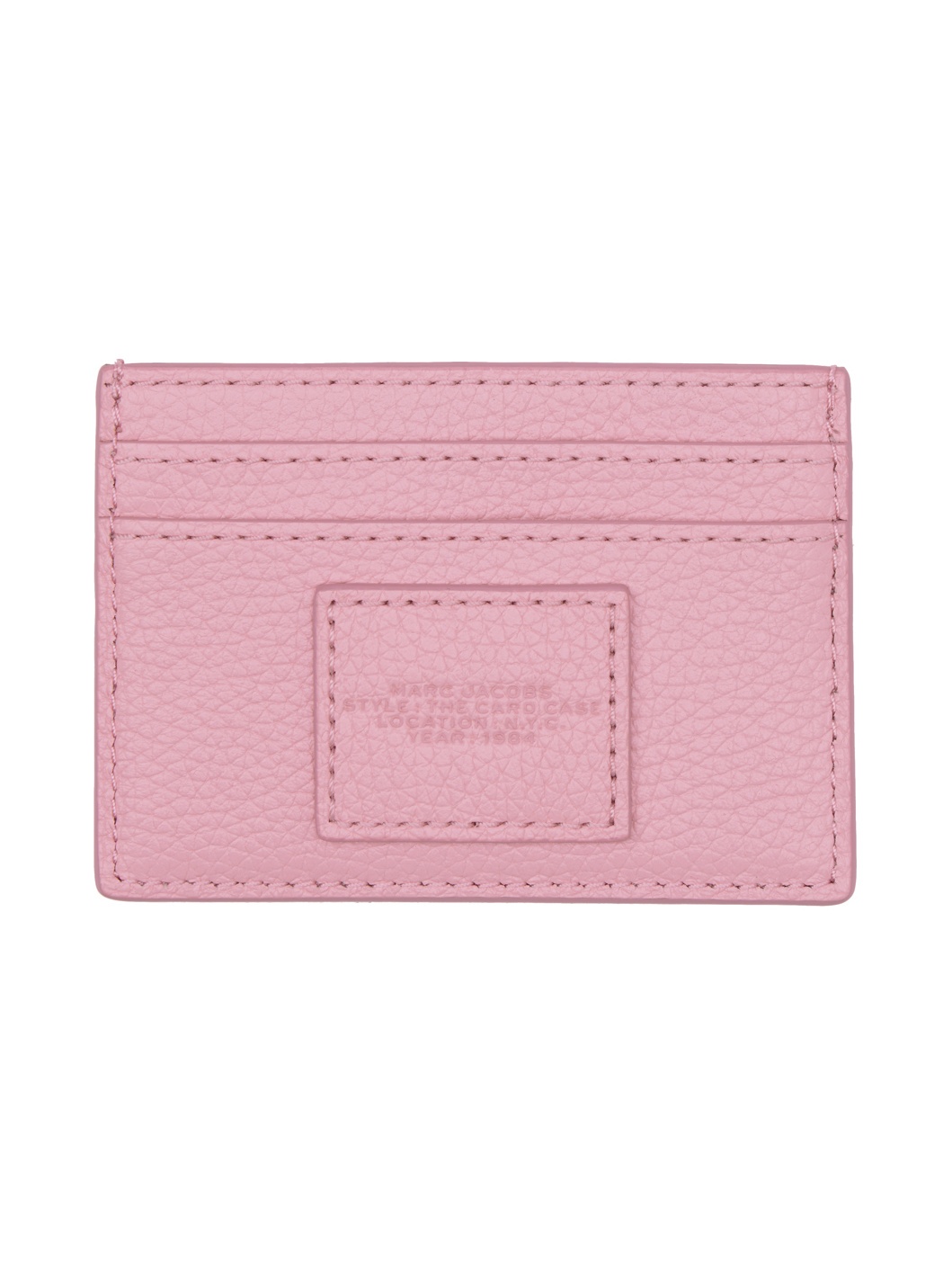 Pink 'The Leather Card Case' Card Holder - 2