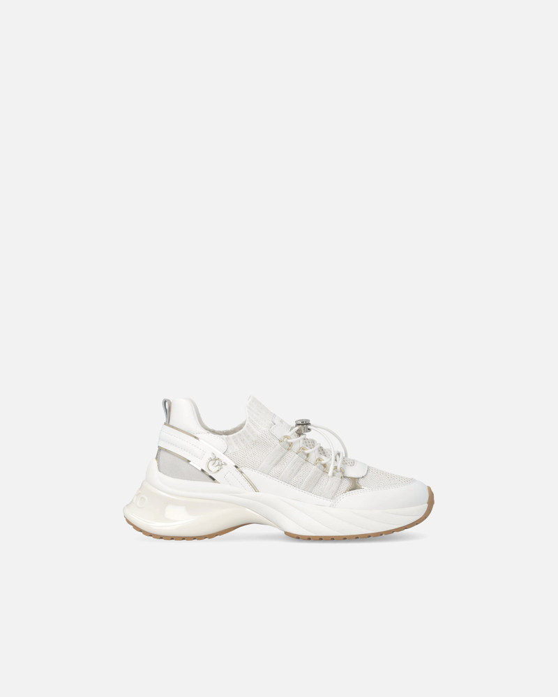 KNITTED SNEAKERS WITH LACES AND CORD LOCK 1