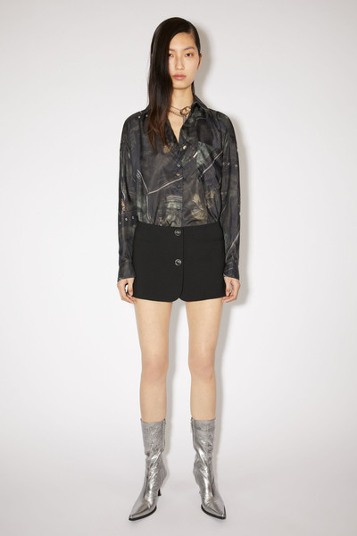 Acne Studios Tailored mini skirt - Black outlook