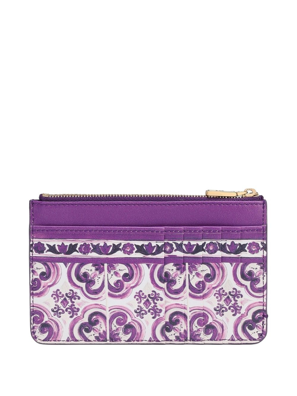 Majolica-print cardholder - 2