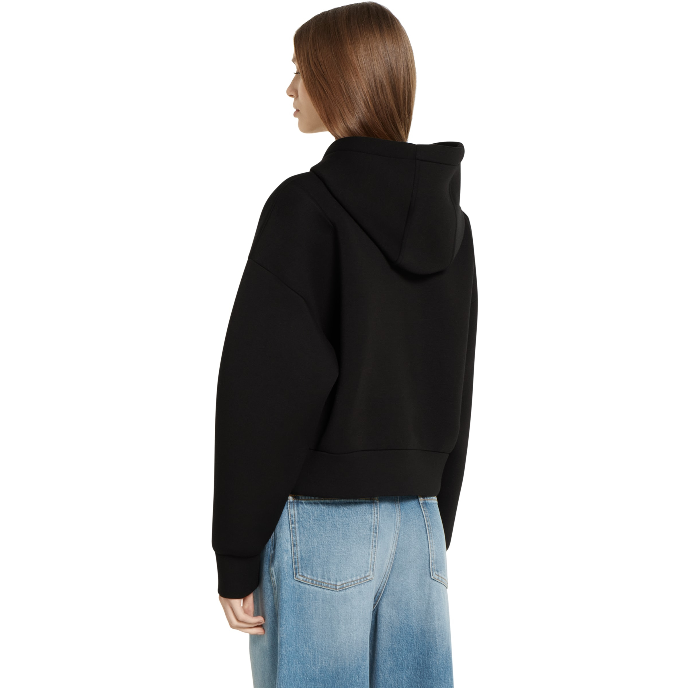 Viscose jersey hooded sweatshirt - 4