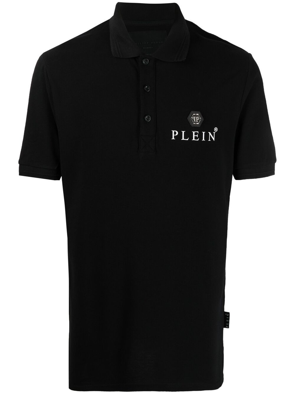 logo-print short-sleeved polo shirt - 1