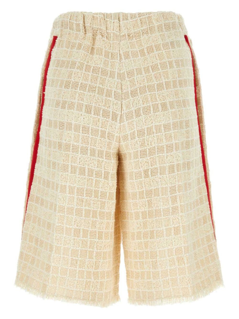 tweed drawstring shorts - 2
