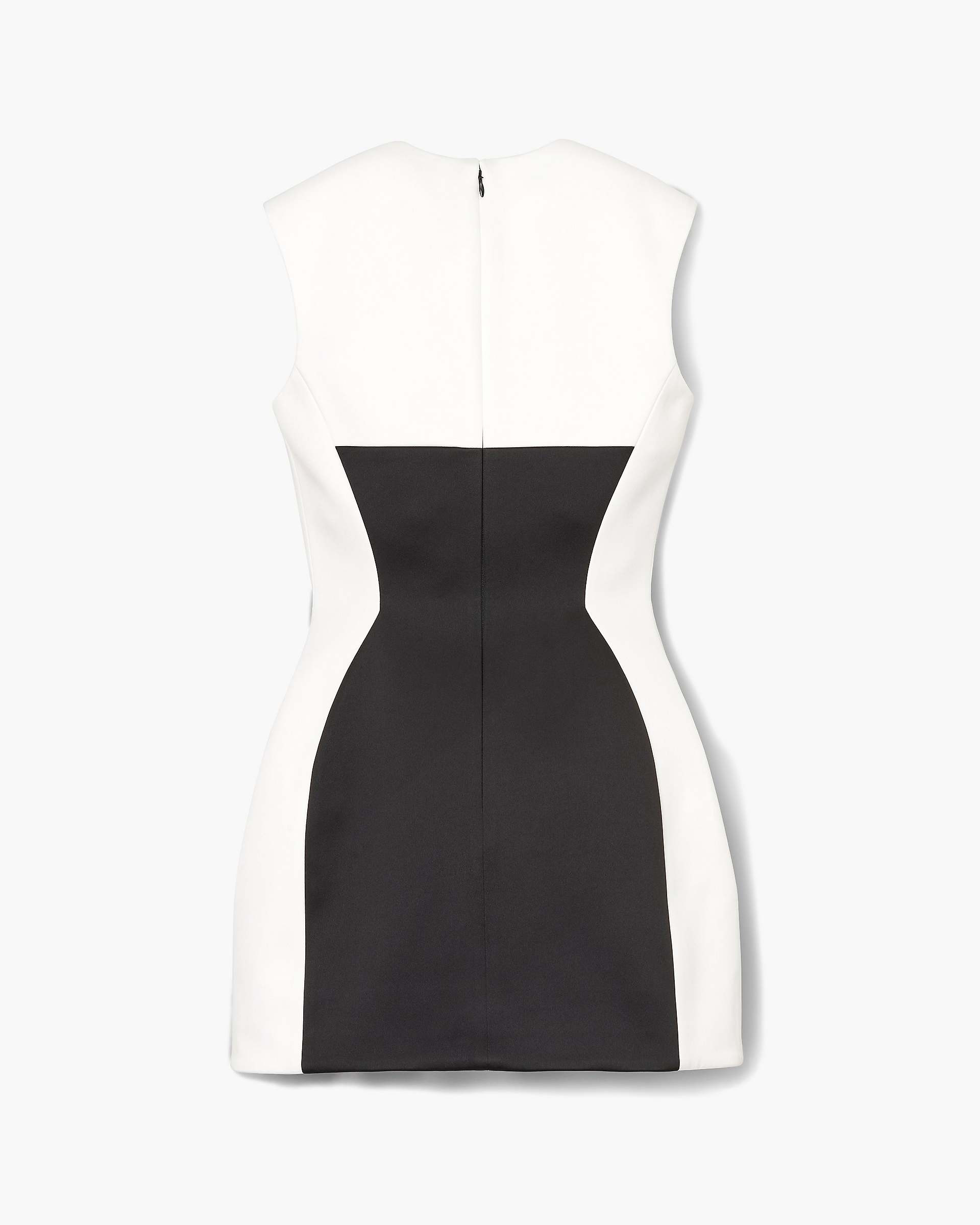 SEAMED UP SATIN DRESS - 5