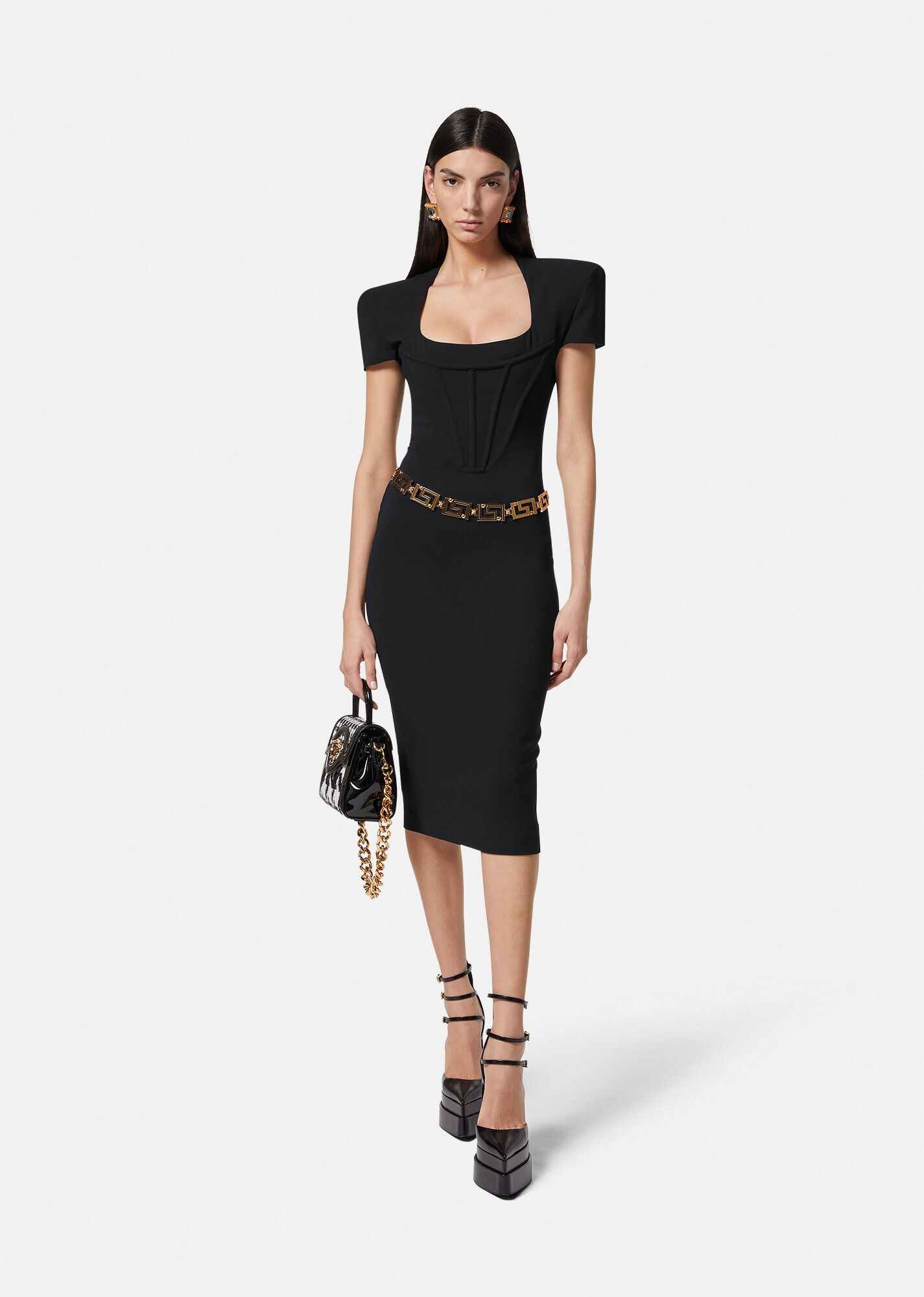 Corset Midi Dress - 2