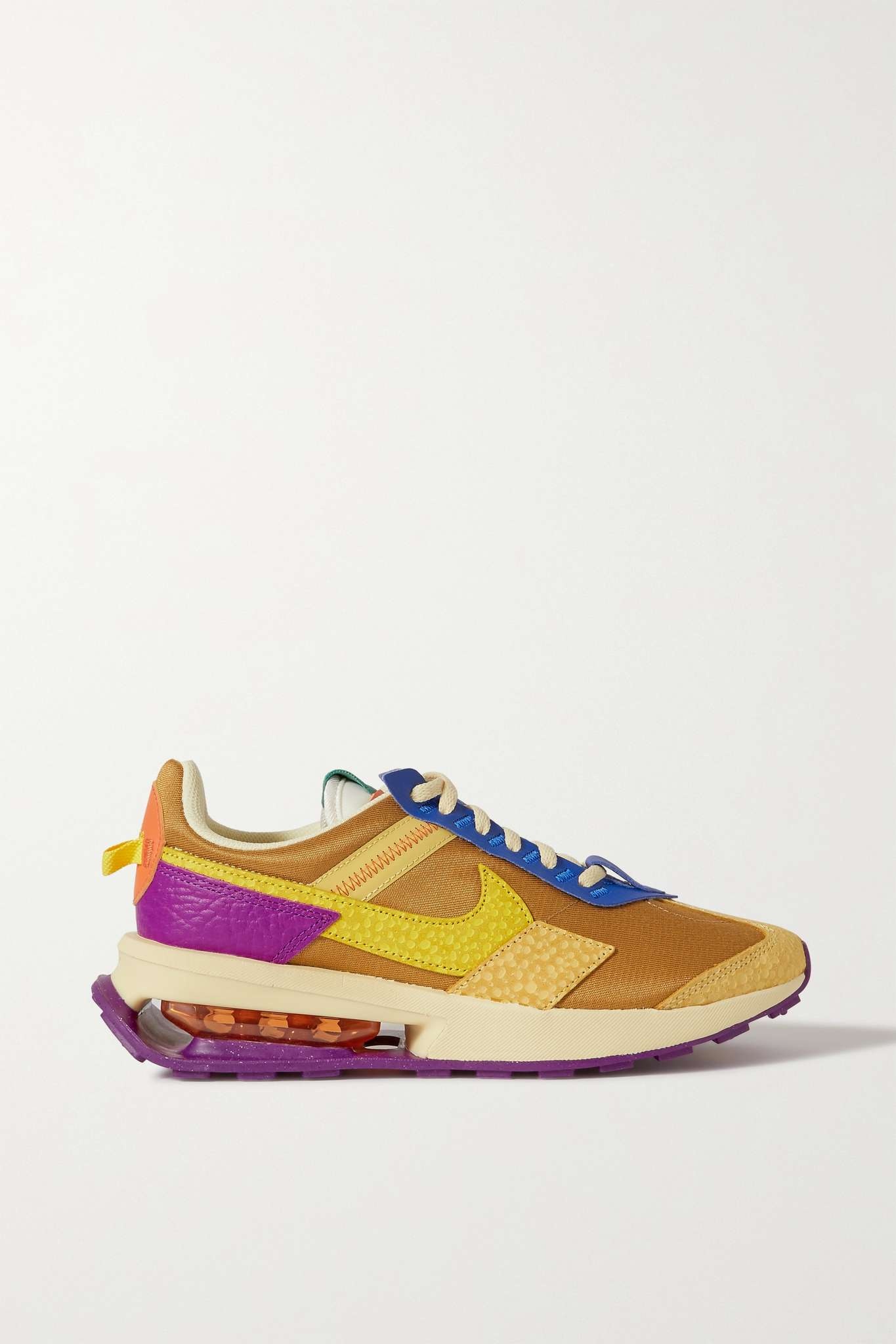Air Max Pre-Day Safari mesh and textured-leather sneakers - 1