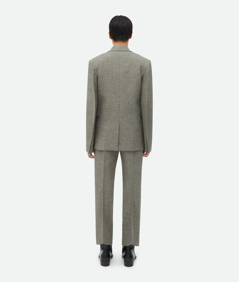 Curved Sleeves Wool Jacket 3