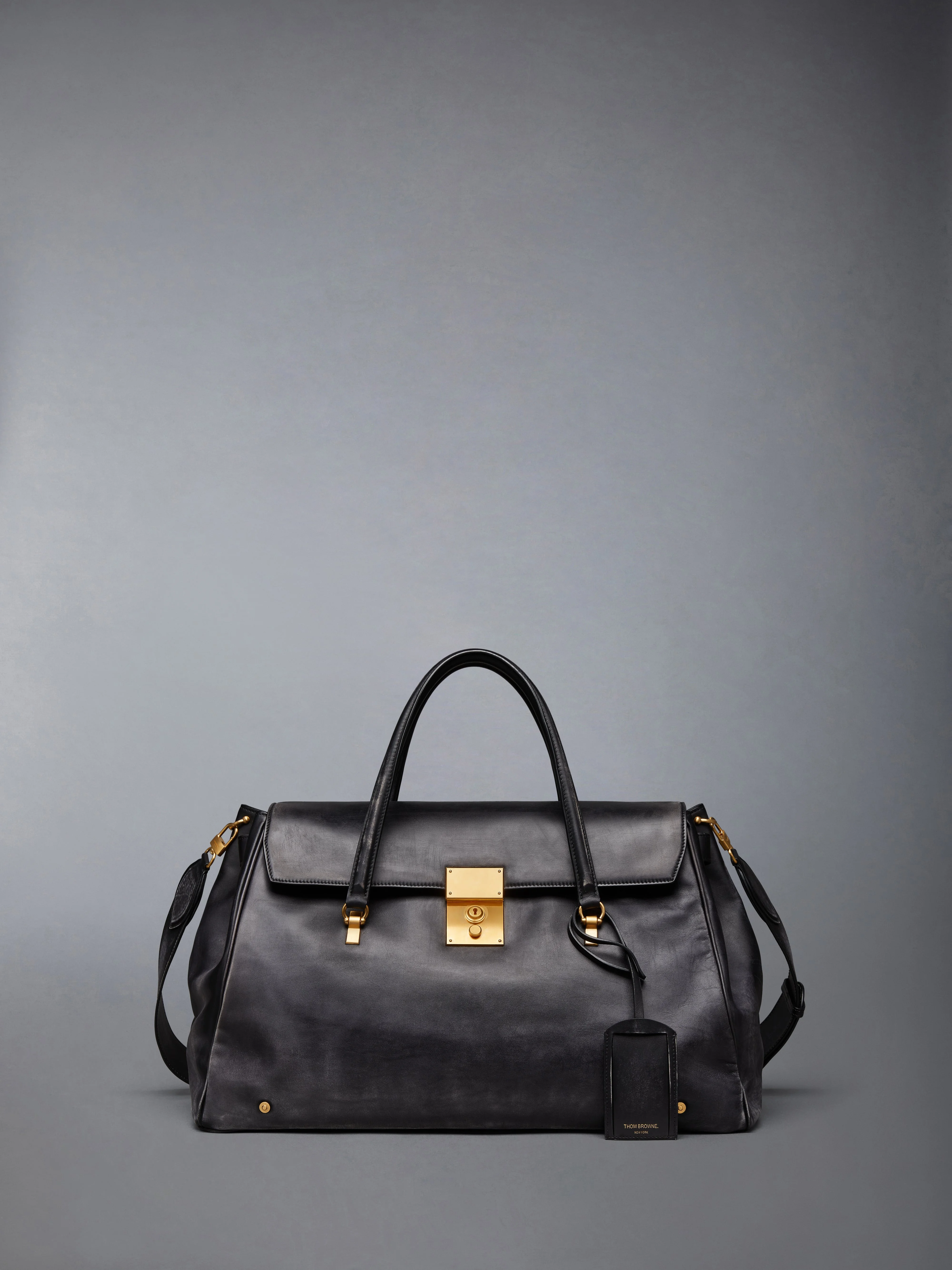 BOLTON WEEKENDER BAG IN DISTRESSED LEATHER - 1