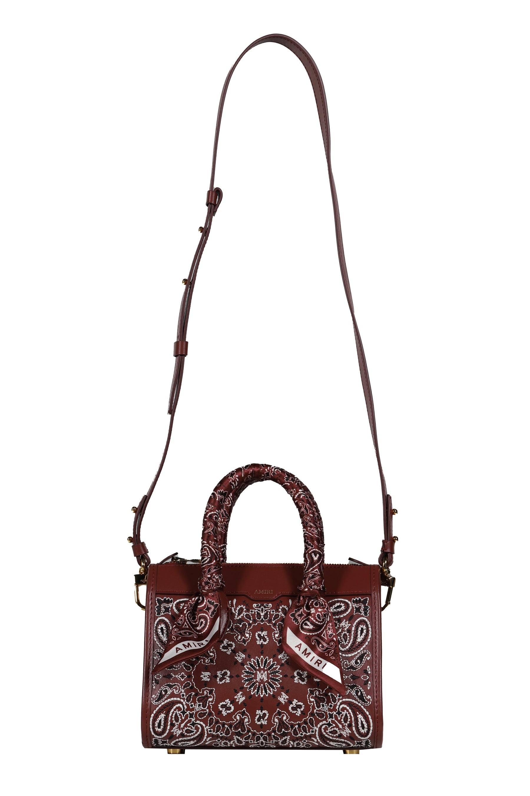 BANDANA MICRO TRIANGLE BAG / DEEP RED - 2