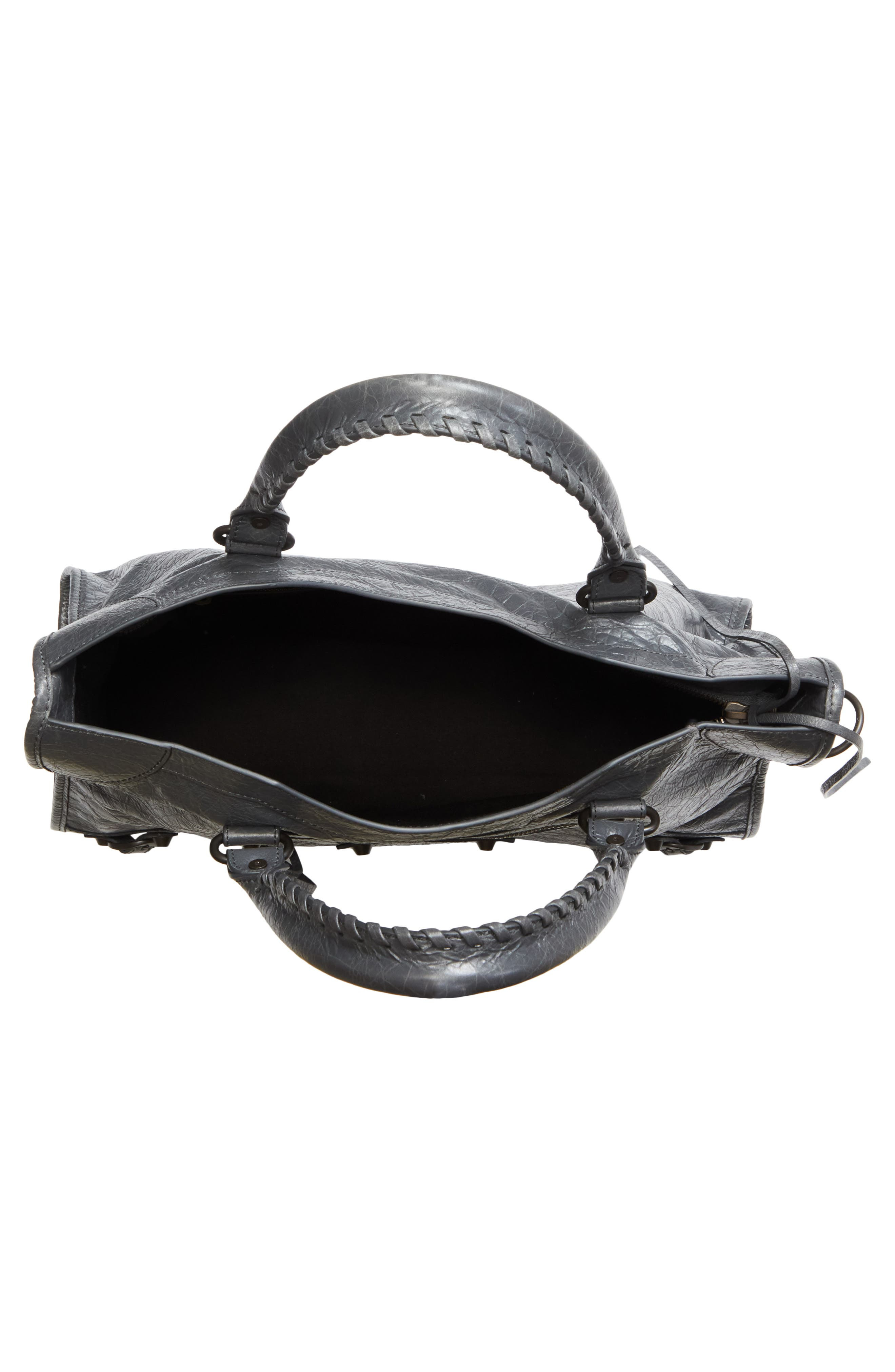 Balenciaga Medium Le City Leather Satchel in 1251 Volcanic Rock at Nordstrom - 5
