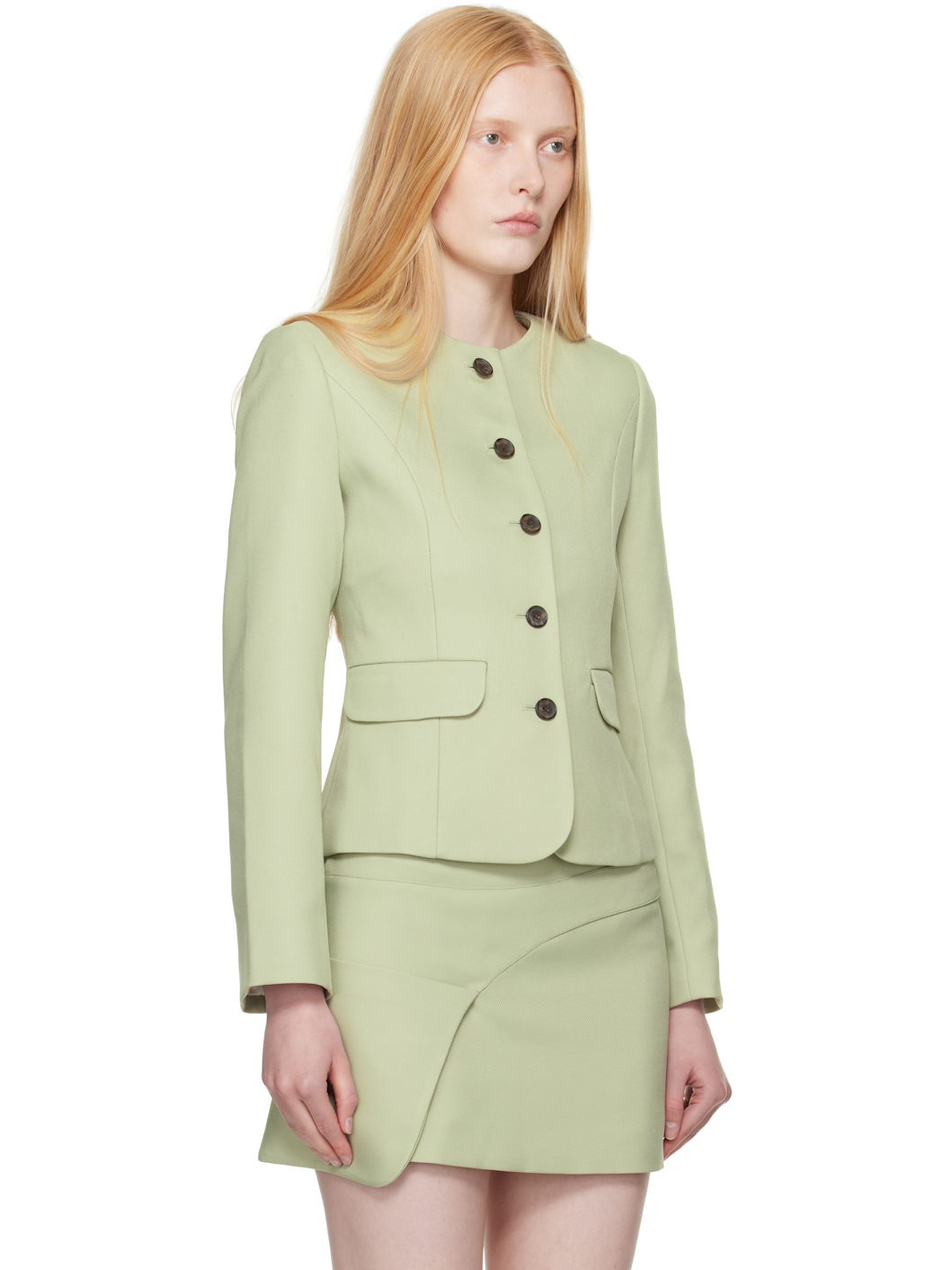 Green Agnes Blazer - 2