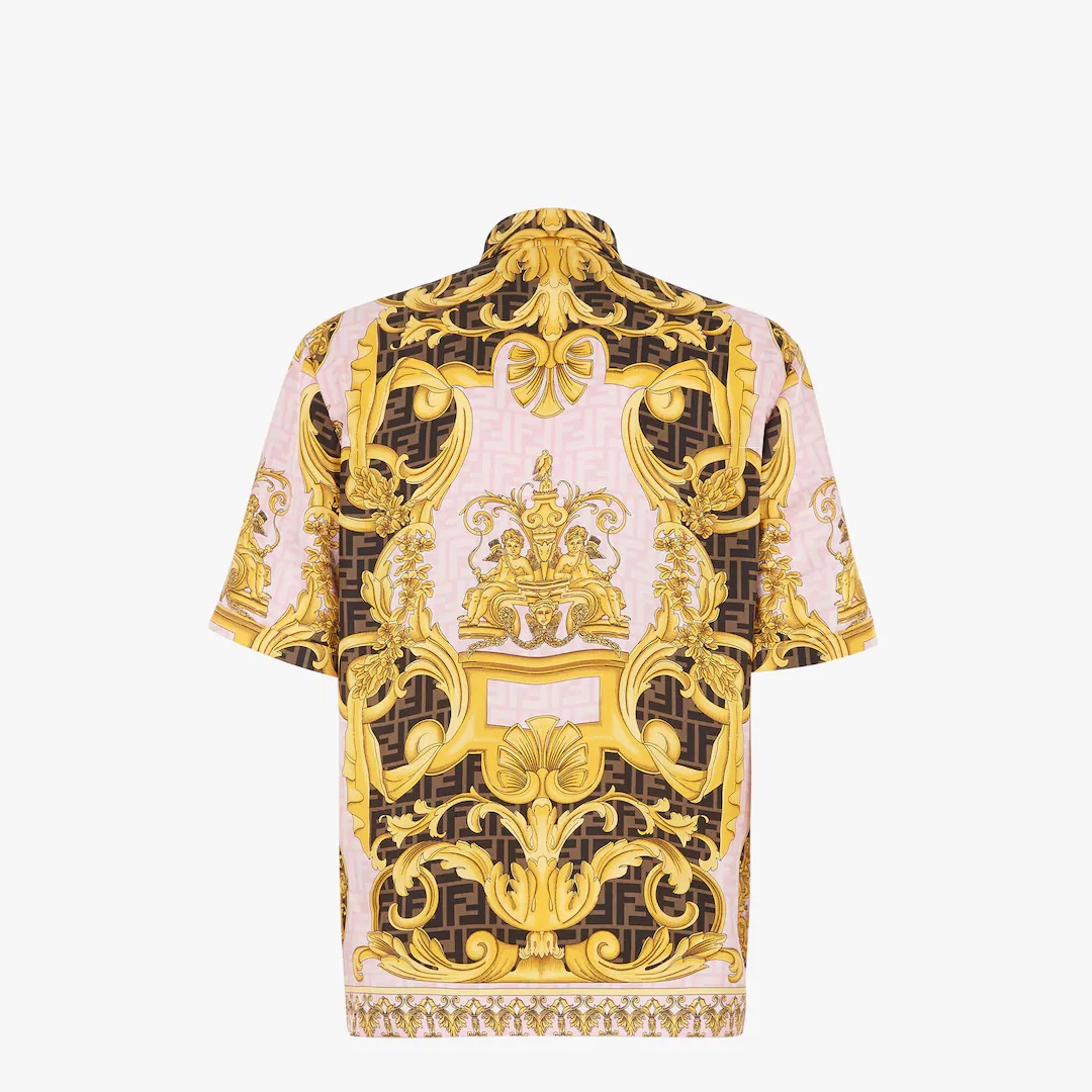 Fendace multicolor silk shirt - 2