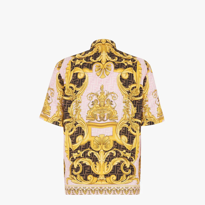 Fendace multicolor silk shirt 2