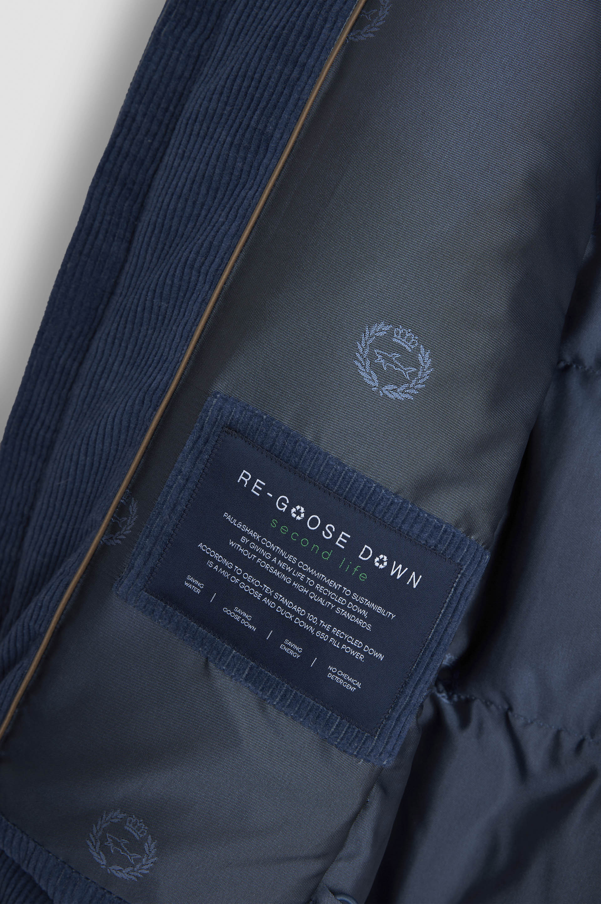 ULTRALIGHT DOWN JACKET IN CASHMERE AND COTTON VELVET - 7