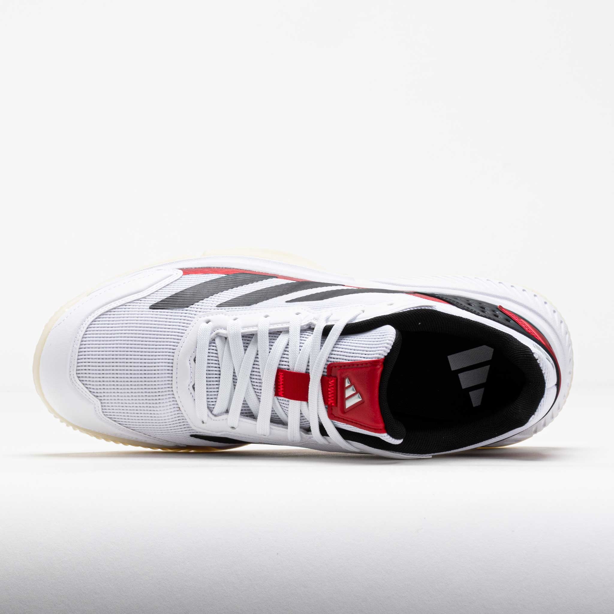 adidas CourtQuick Men's White/Black/Lucid Red - 3