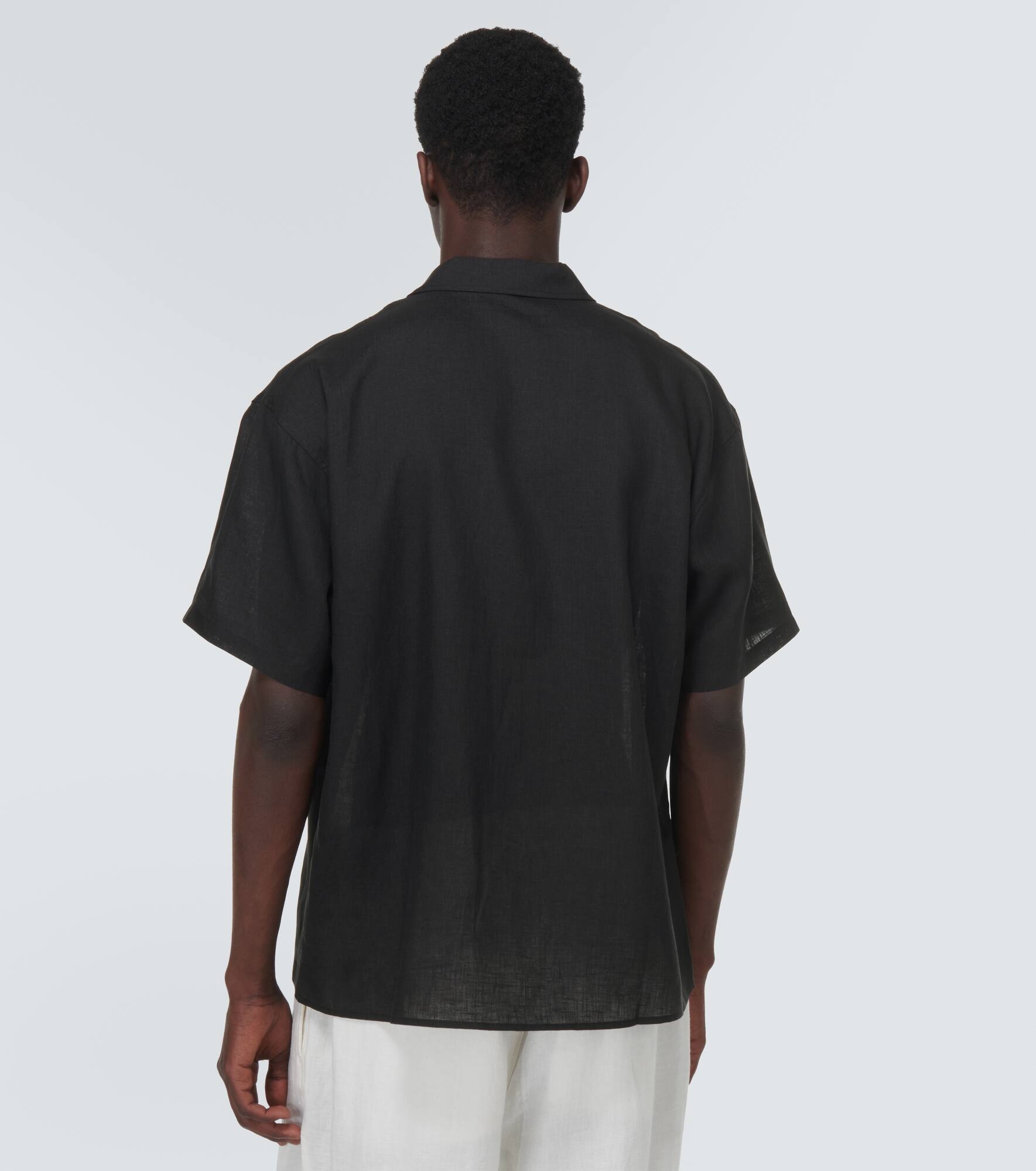 Oversized linen shirt - 4
