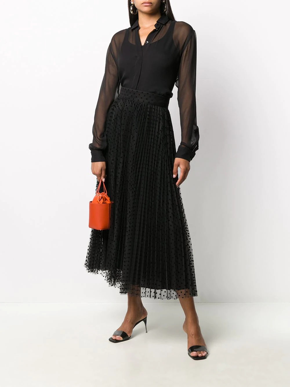 pleated ballet skirt - 2