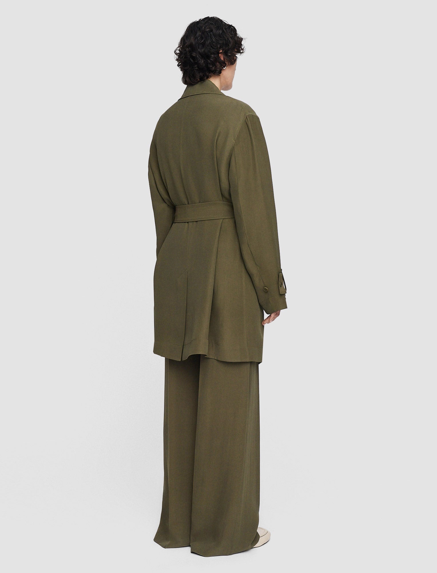 Silk Crepe Charah Jacket - 3