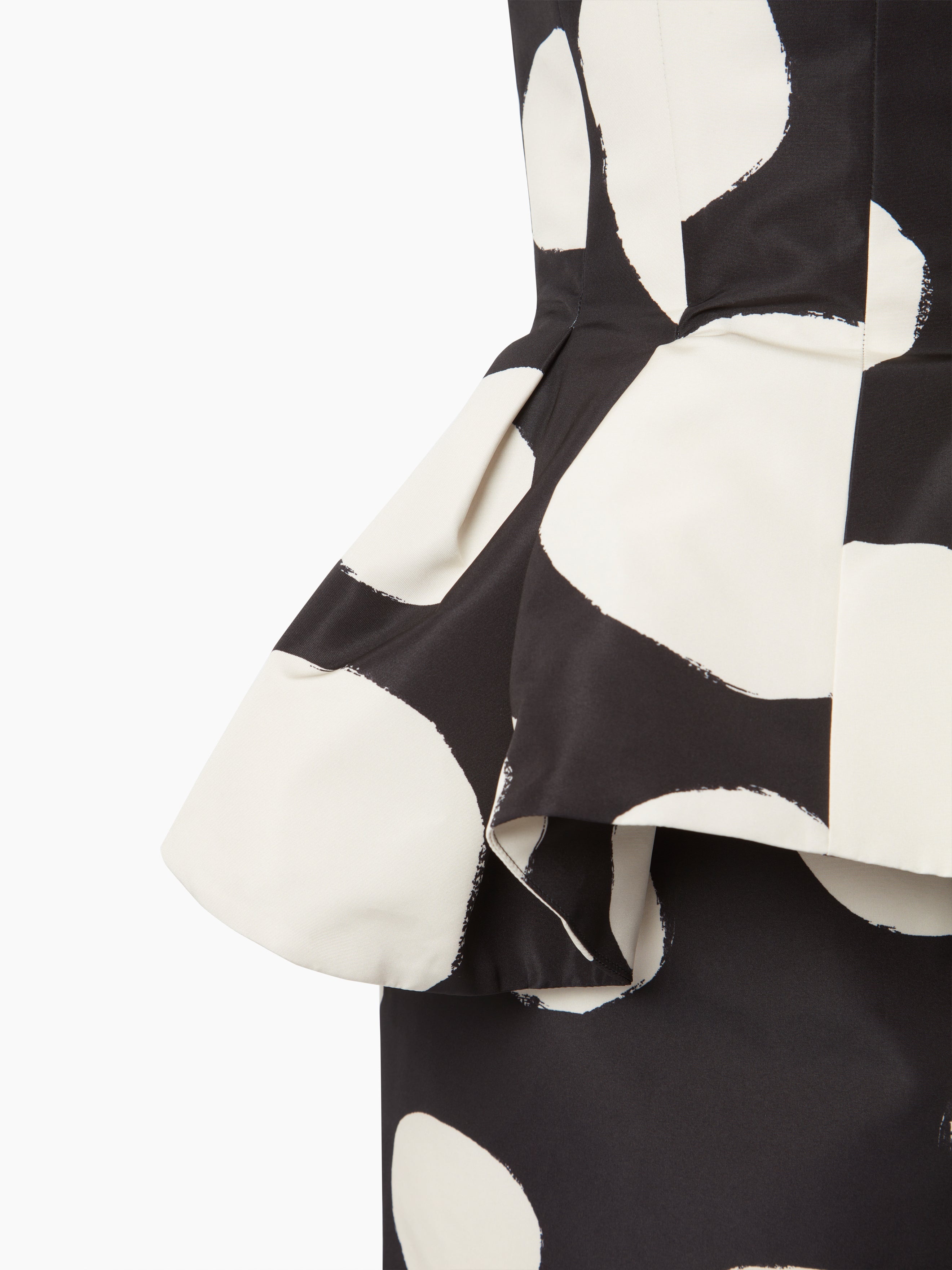 BUSTIER MINI-DRESS WITH PEPLUM - 3