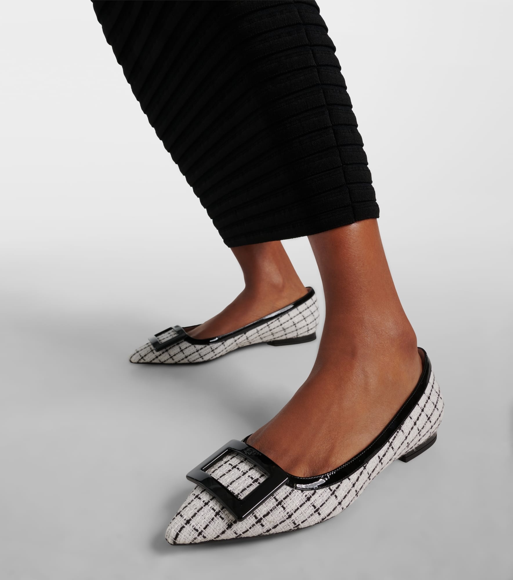 Gommettine bouclé ballet flats - 7
