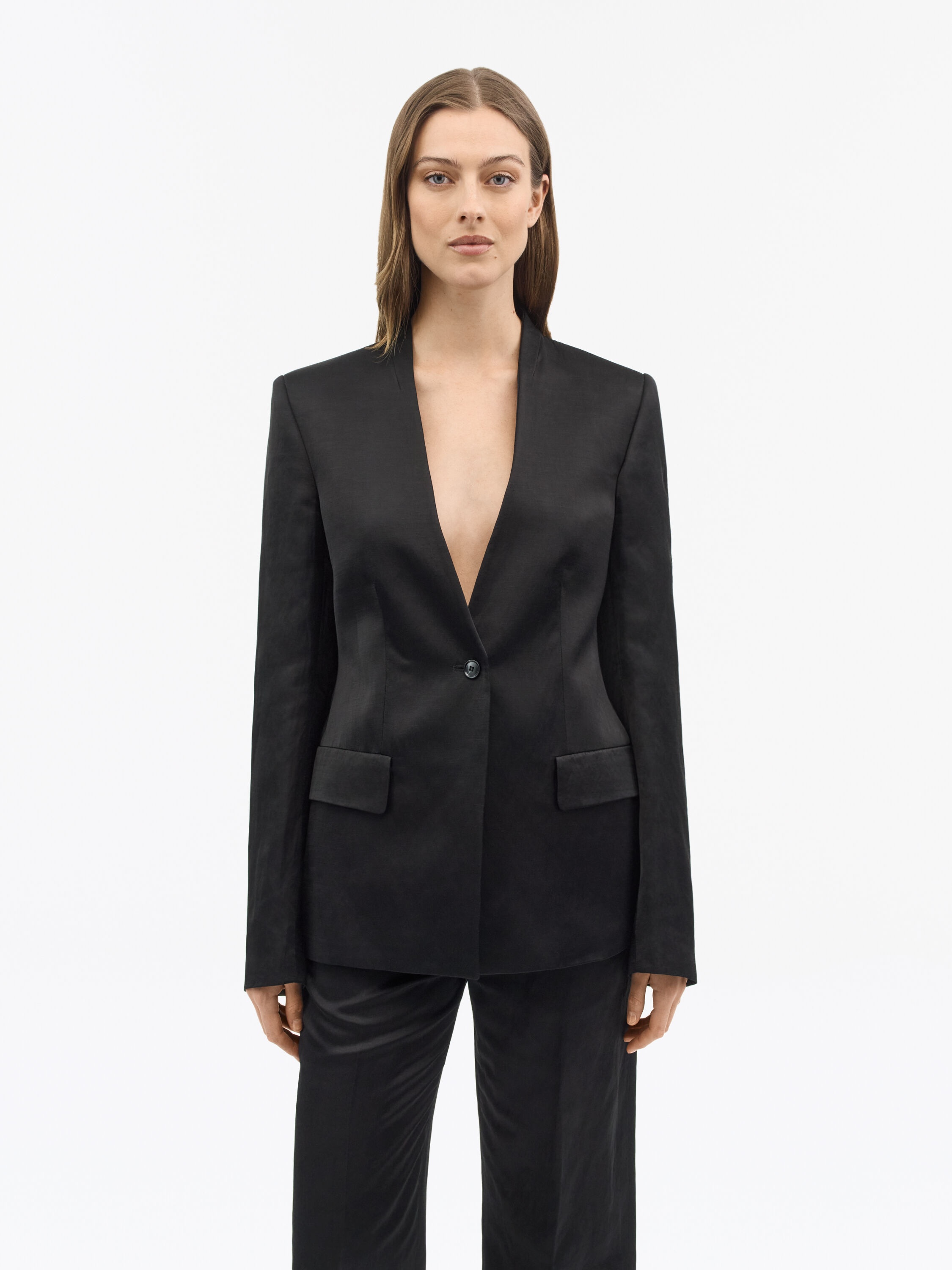 Ayla Collarless Blazer - 3