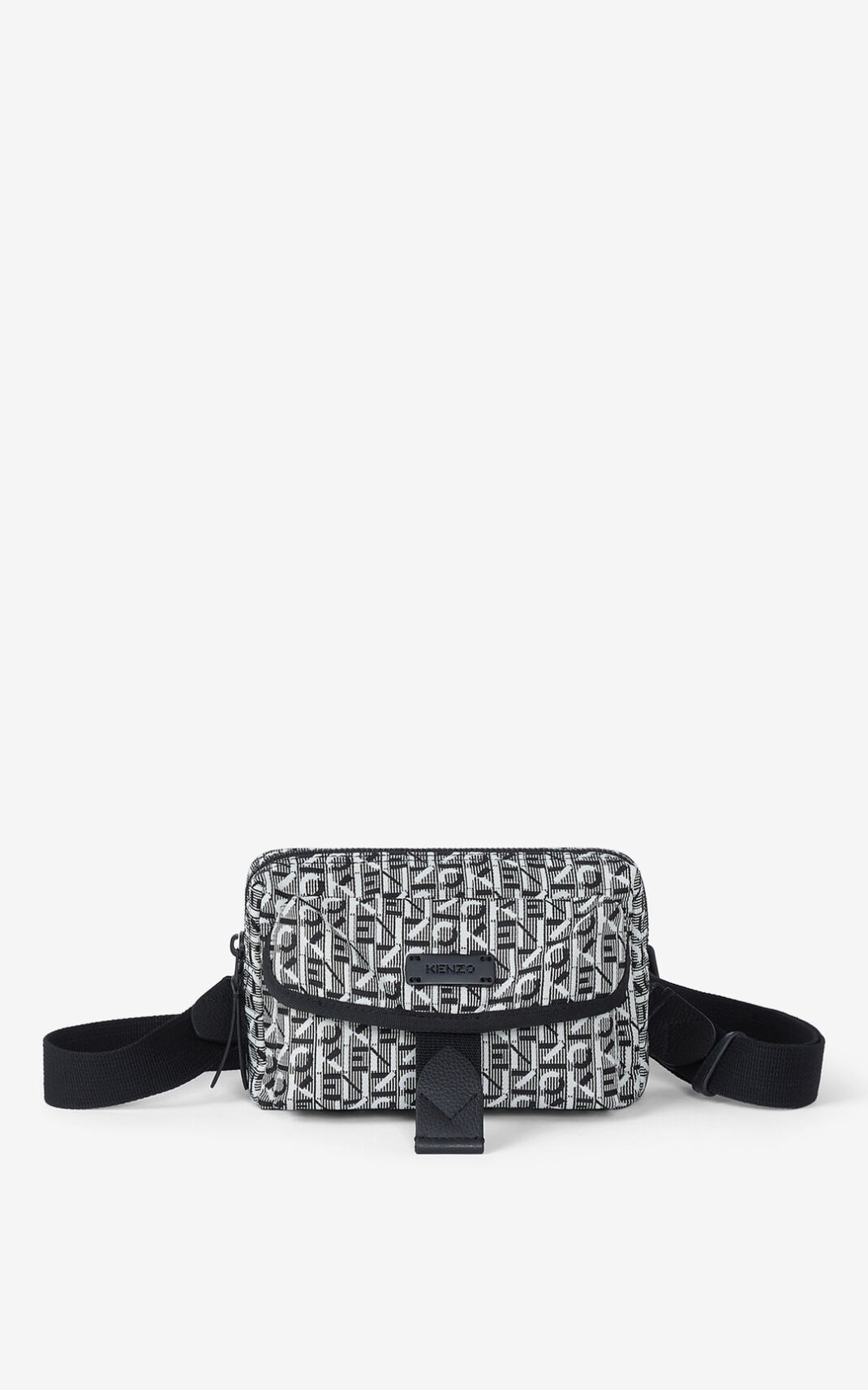 Courier jacquard mini crossbody bag - 4