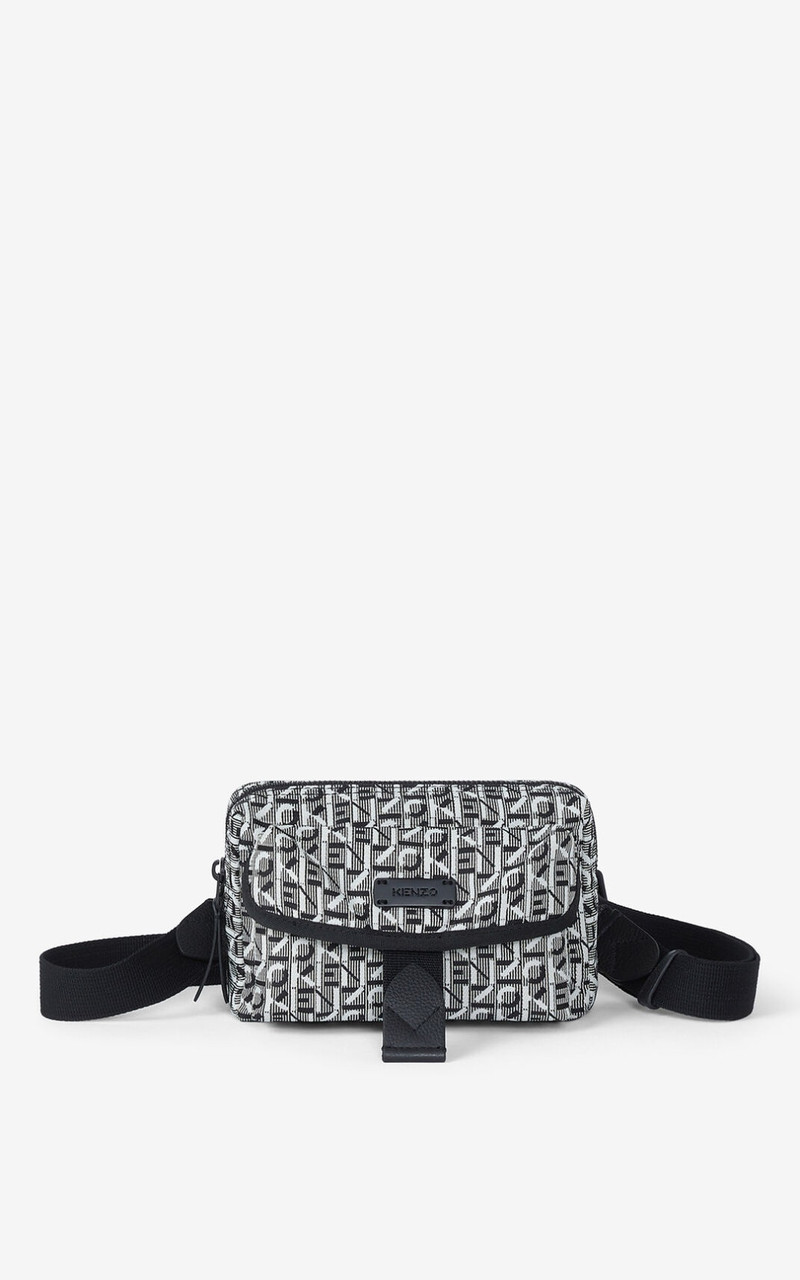 Courier jacquard mini crossbody bag 4
