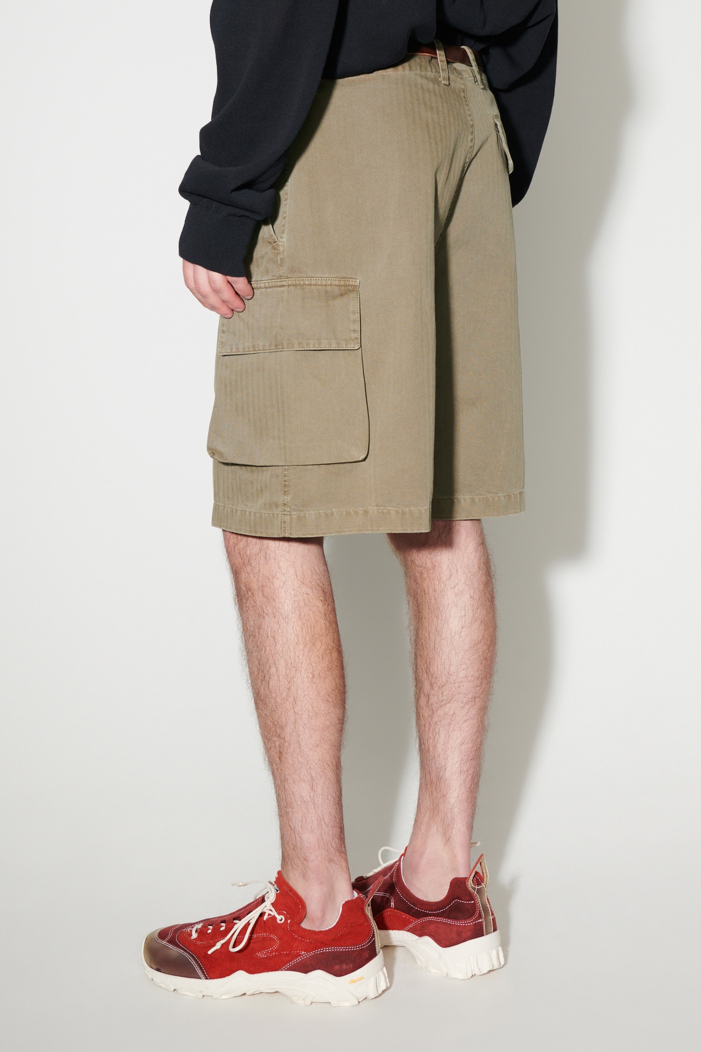 Mount Shorts Uniform Olive Herringbone - 4