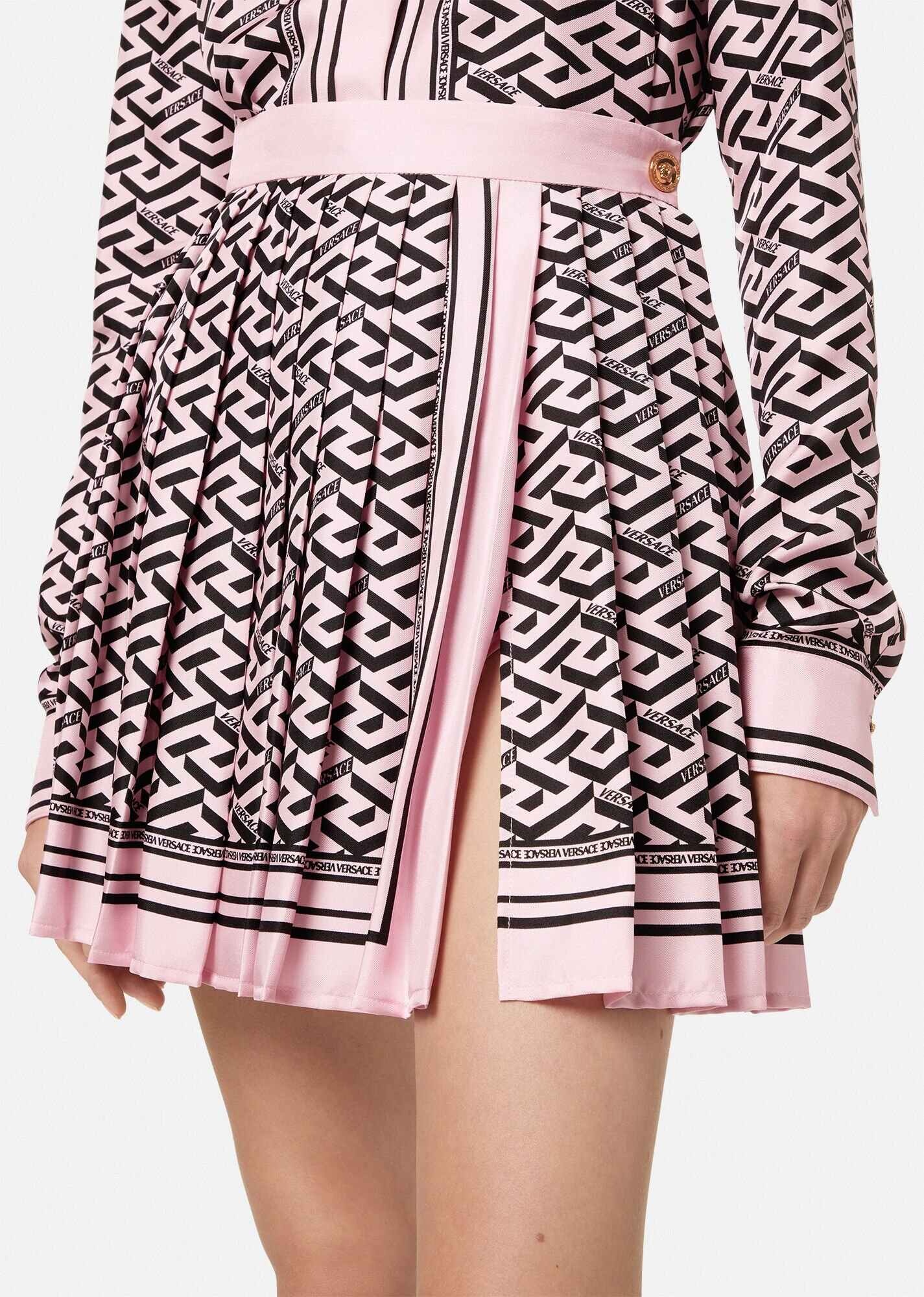 Pleated La Greca Skirt - 5