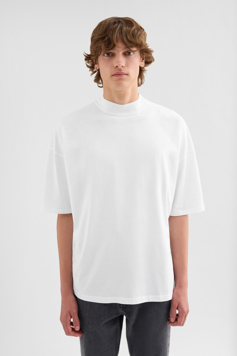 Cotton Mock-Neck T-Shirt 6