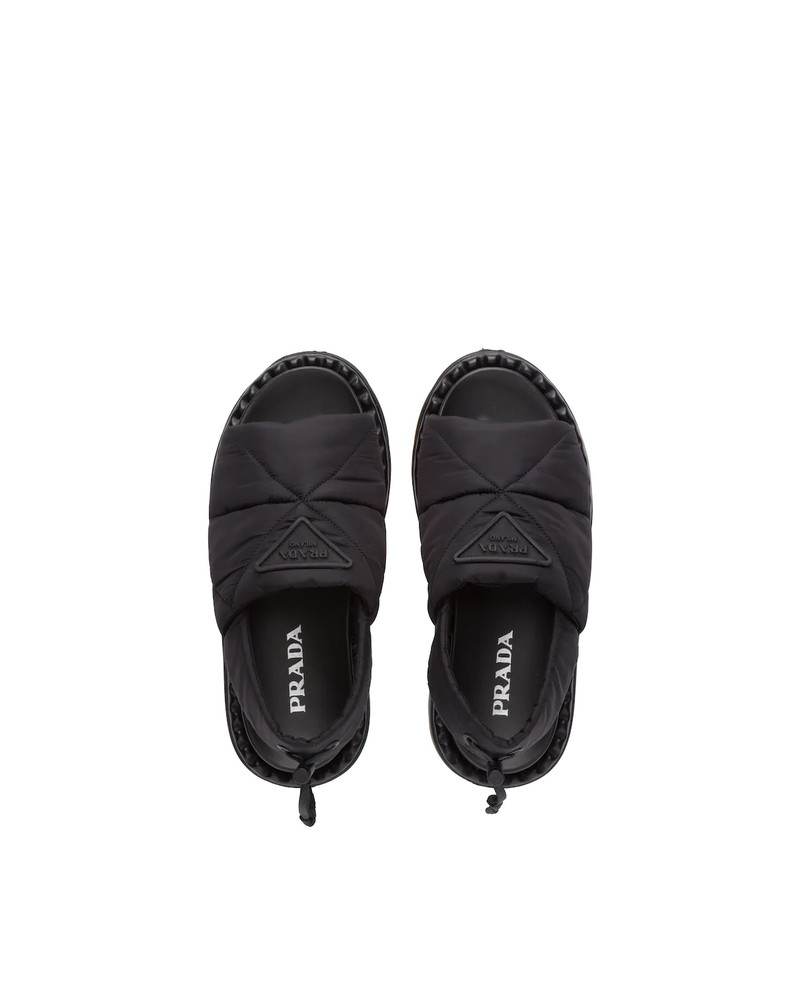 Padded nylon sandals 4