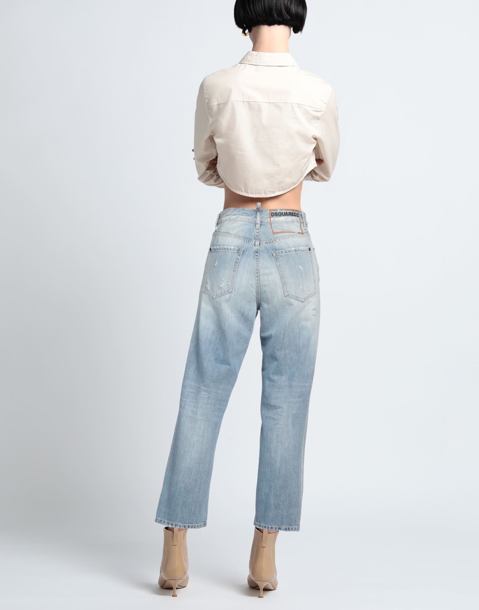 Blue Women's Denim Pants - 3