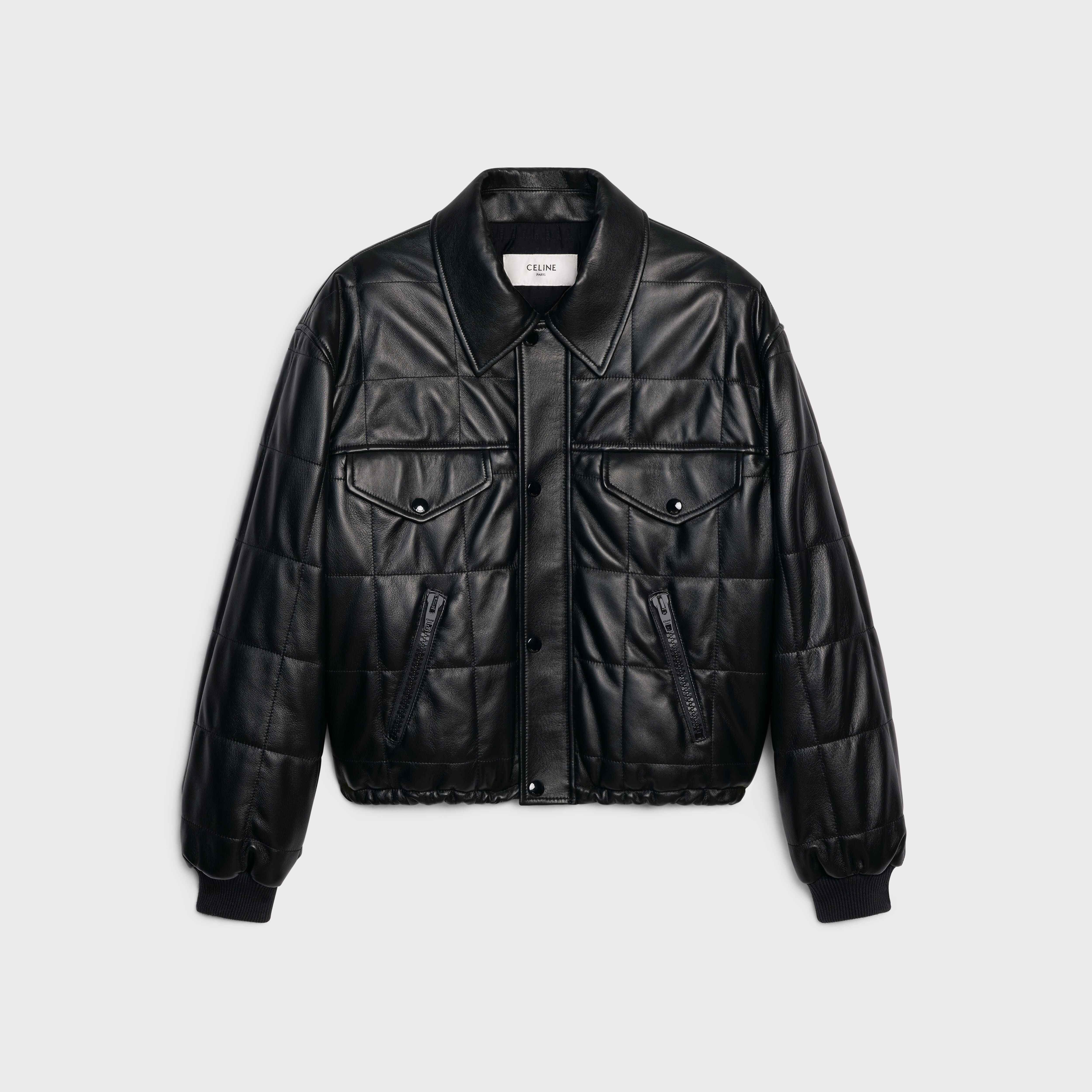 BLOUSON JACKET IN QUILTED LAMBSKIN - 1