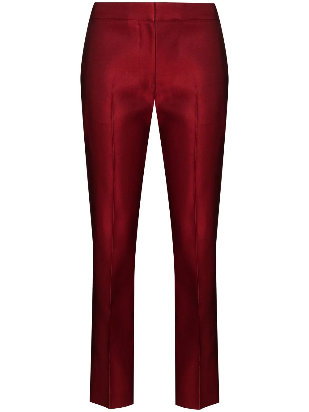 mid-rise cropped trousers - 1