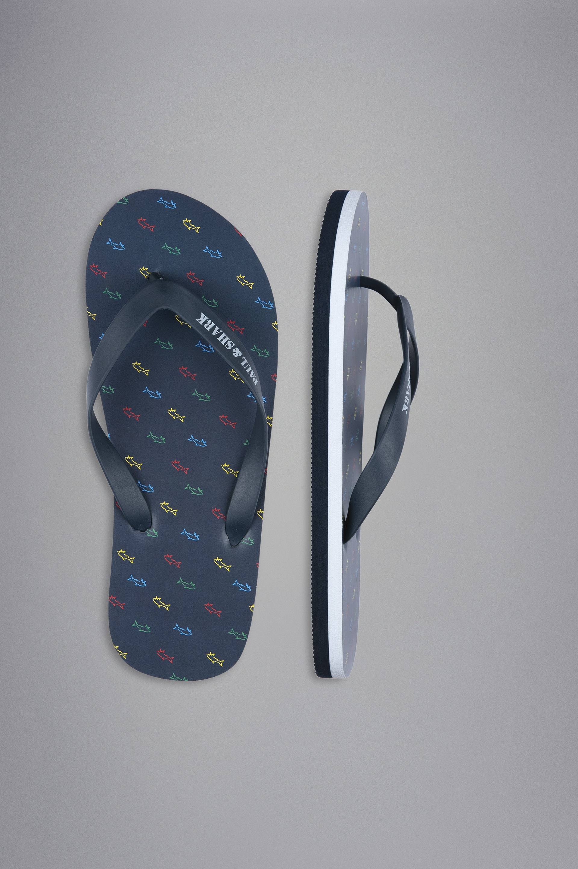 FLIP FLOPS WITH SHARK PRINT - 2
