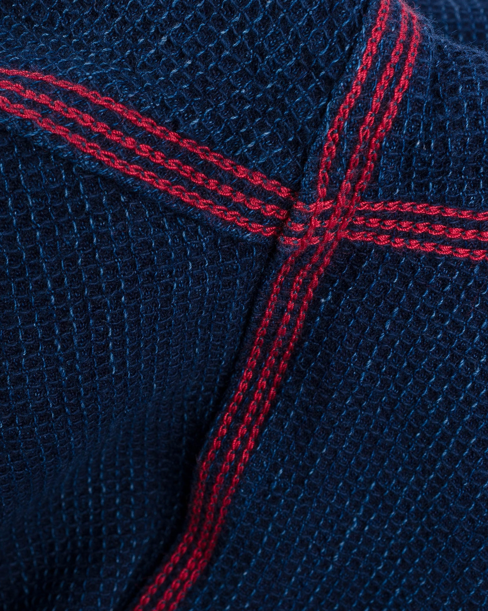 IHSH-96-IND Waffle Work Shirt - Indigo - 13