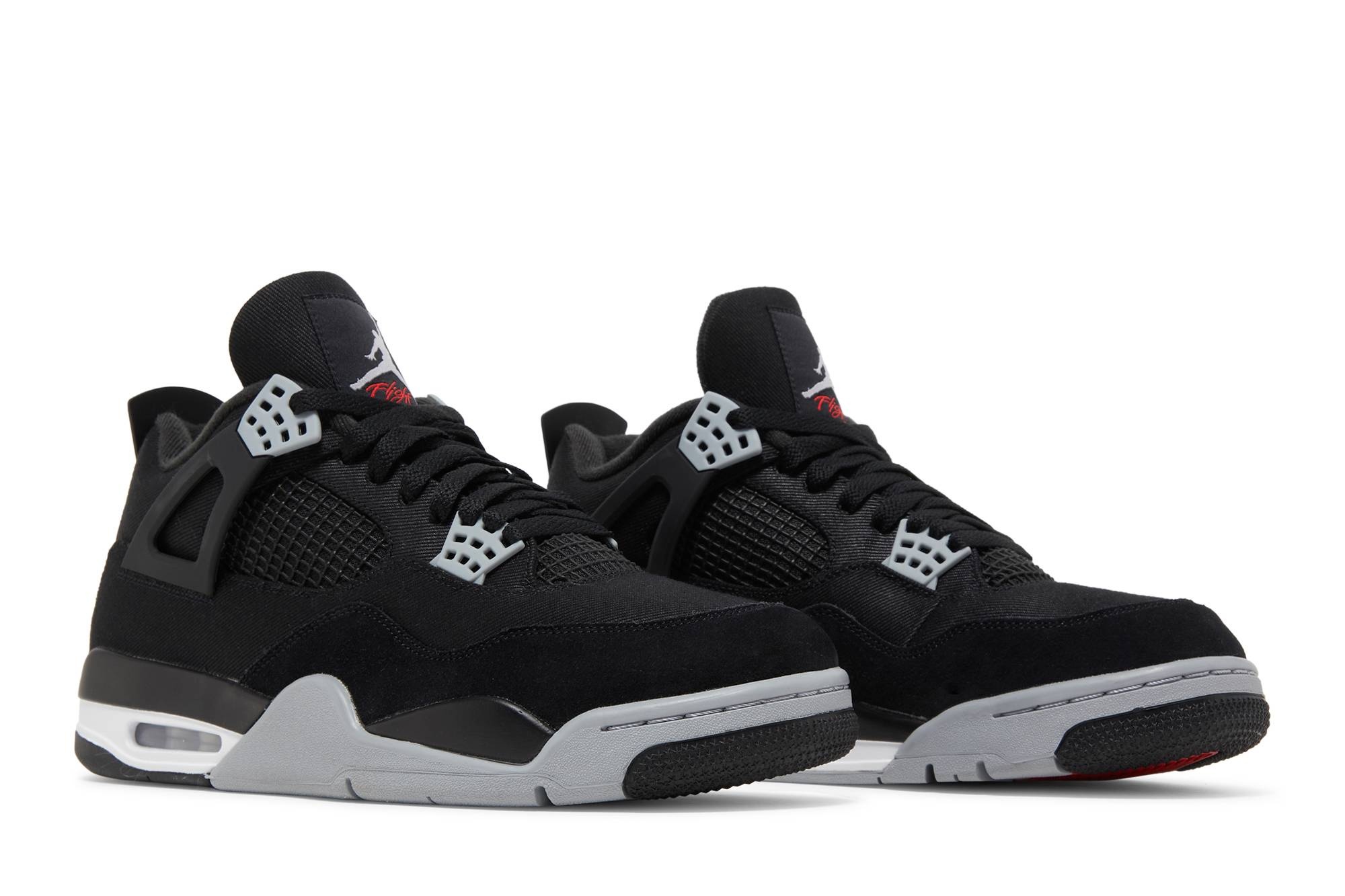 Air Jordan 4 Retro 'Black Canvas' - 8
