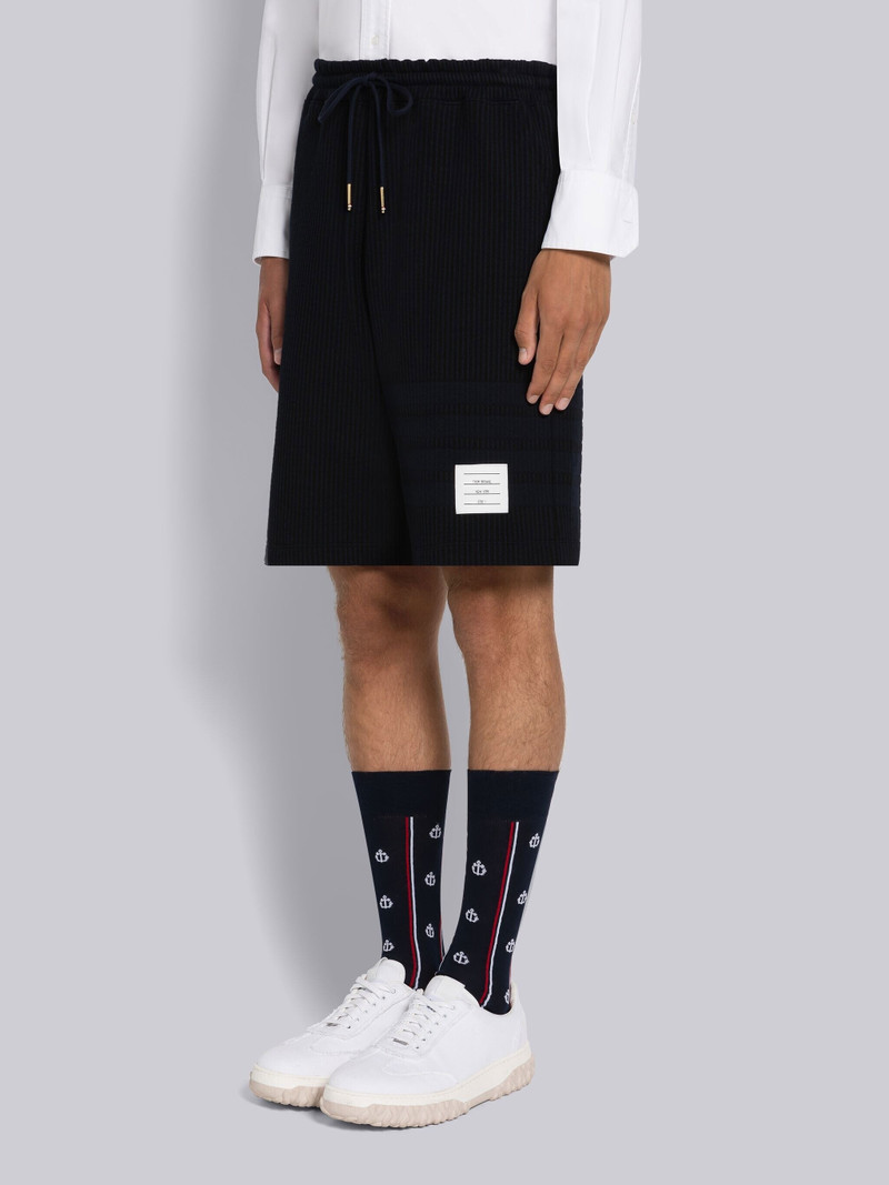 Thom Browne Seersucker Loopback Sweatshorts outlook