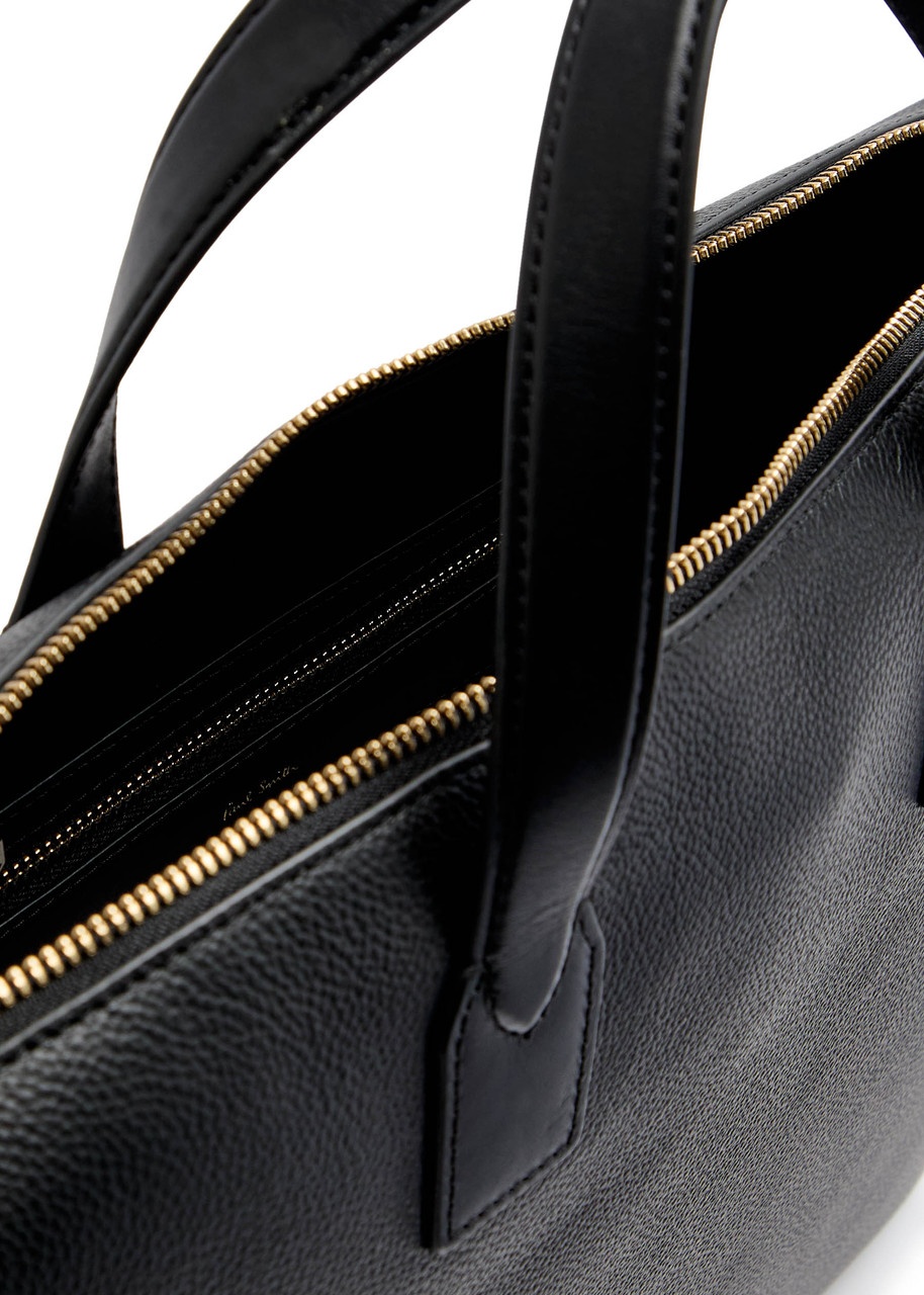 Paul Smith Striped Grained Leather Briefcase - 4
