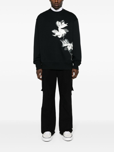 Y-3 GFX floral-print sweatshirt outlook
