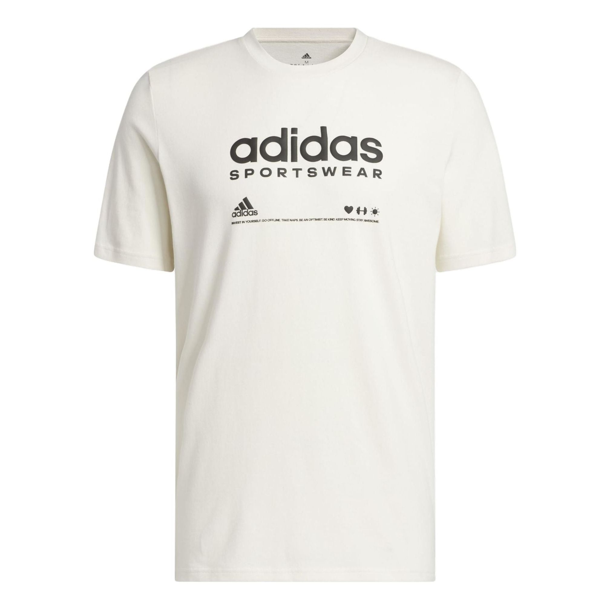 adidas Lounge Graphic Tee 'Non Dyed' HR3002 - 1