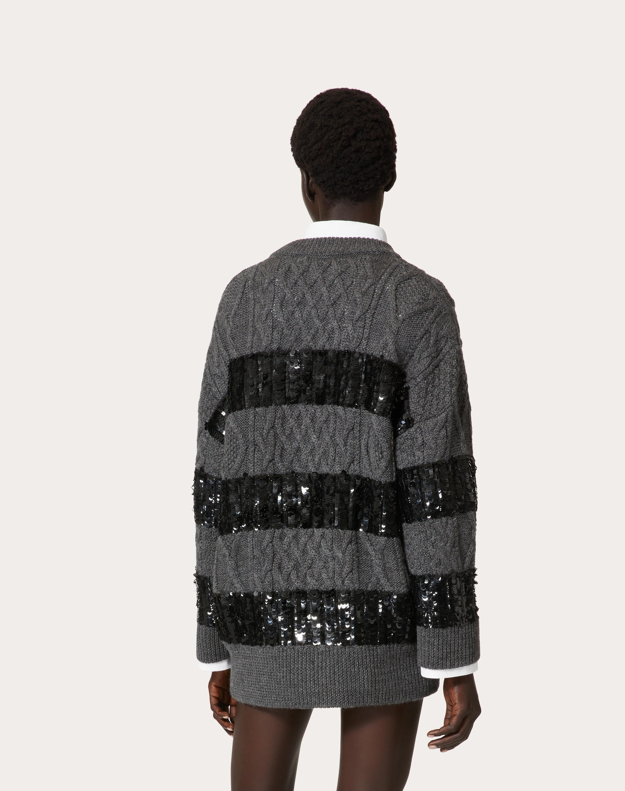 EMBROIDERED WOOL SWEATER - 4
