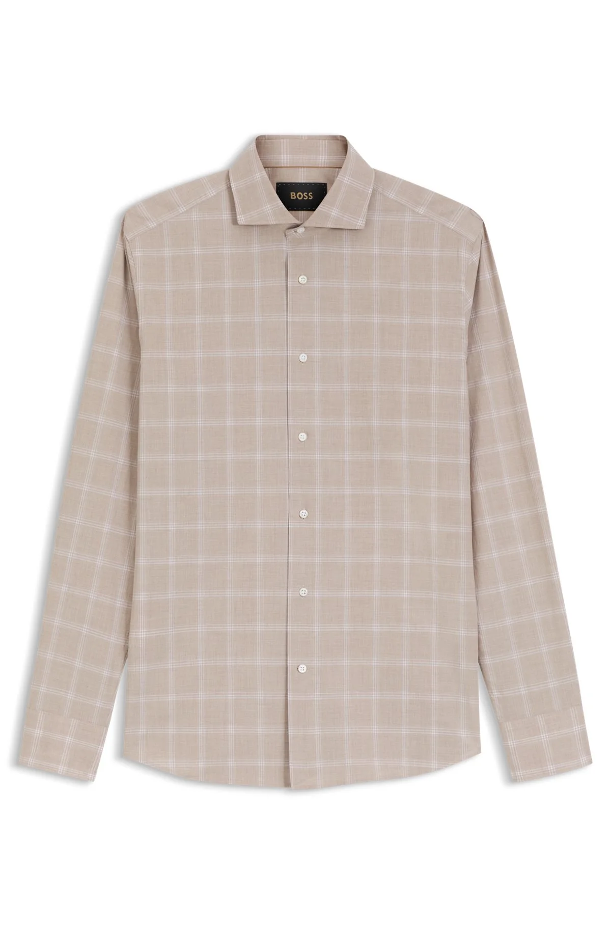 SLIM-FIT SHIRT IN CHECKED ITALIAN-MADE COTTON - 1