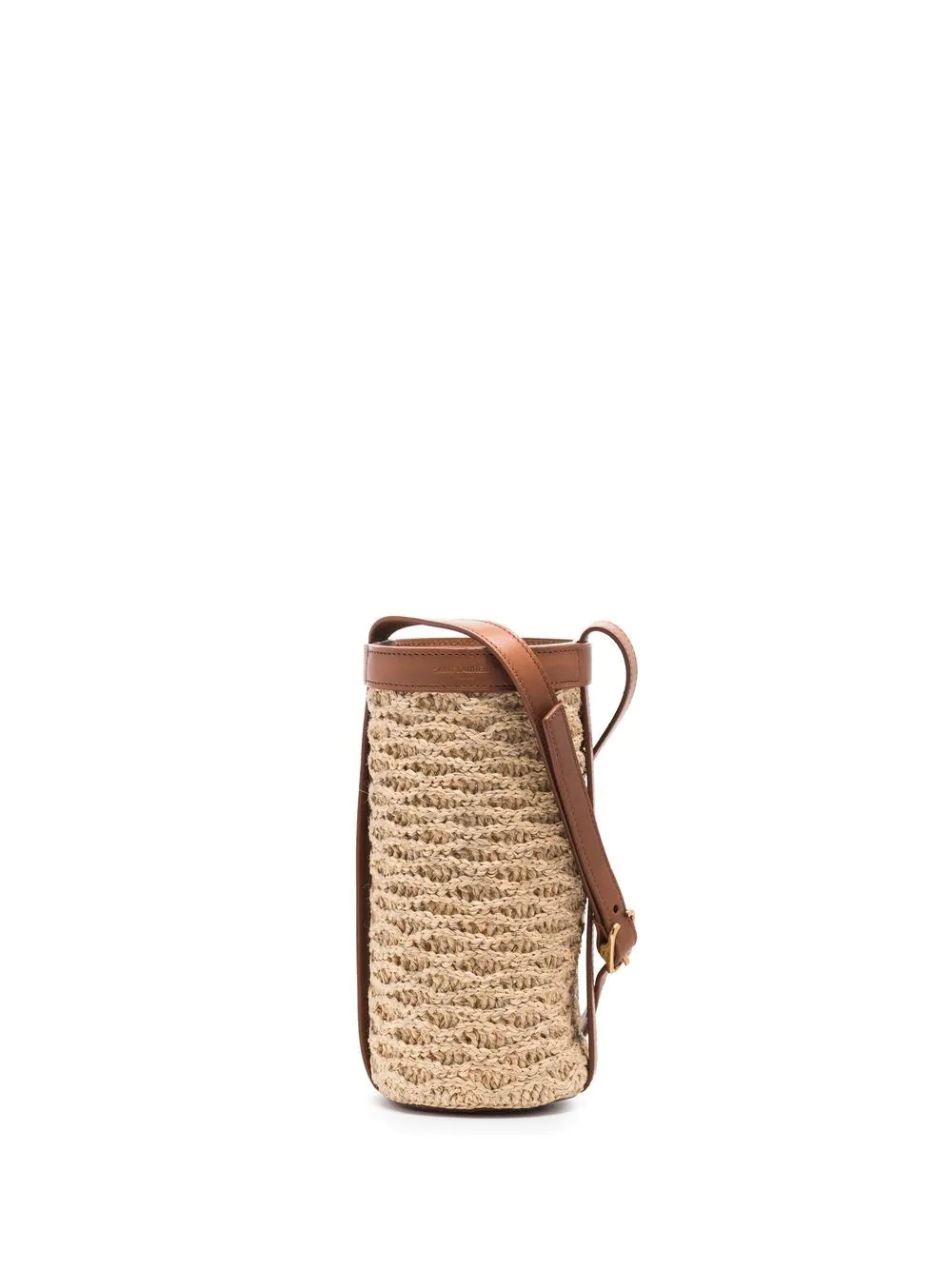 raffia crochet mini bag - 1