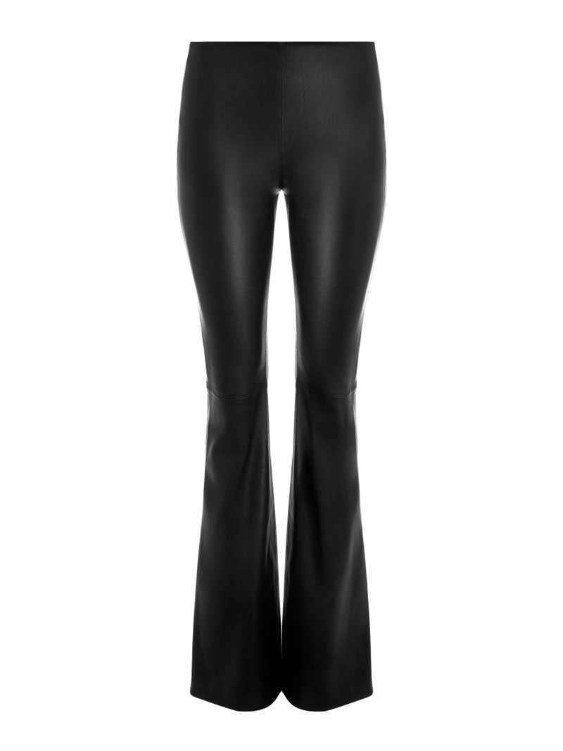 RMP LEATHER BACK-ZIP BOOTCUT PANT 1